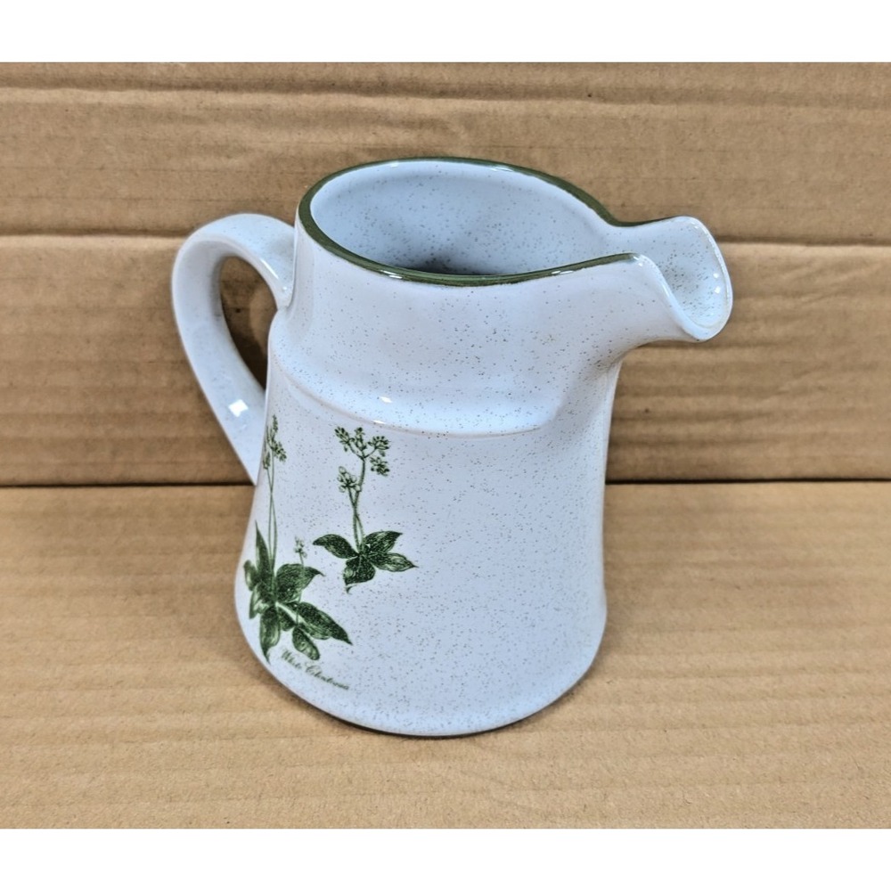 Vintage Noritake Mountain Flowers Stoneware Creamer 8343